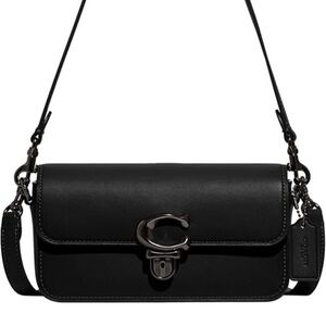 Coach Black Studio Baguette Bag